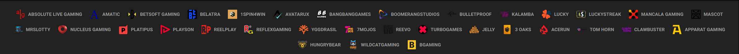 providers olympia casino